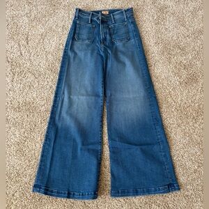 Mother Wide Leg Jeans - Size 28